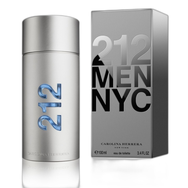 Carolina Herrera 212 Men NYC EDT 100 ml Retail perfume product